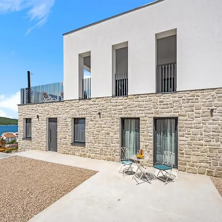 Villa The Tinel -modern Adriatic With Heated Pool & Sea View Near Sibenik Zaboric
