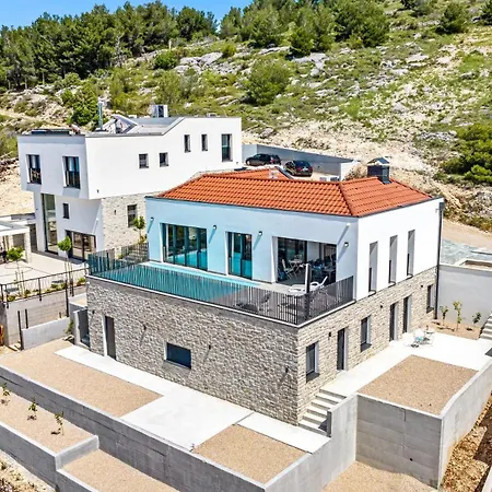 The Tinel -modern Adriatic With Heated Pool & Sea View Near Sibenik Villa Žaborić